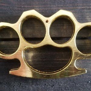 Honest to goodness brass knuckles